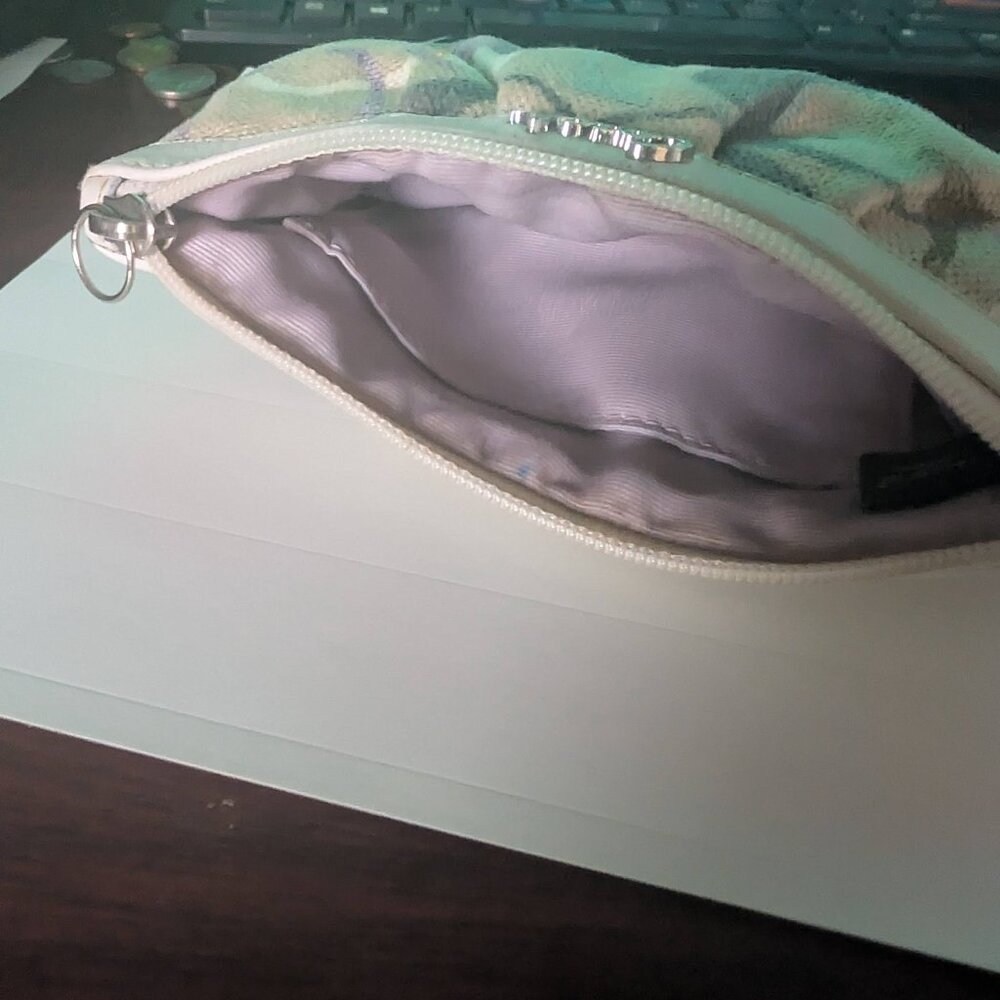 Coach Canvas Signature Wristlet, (Missing Strap) - Picture 3 of 5